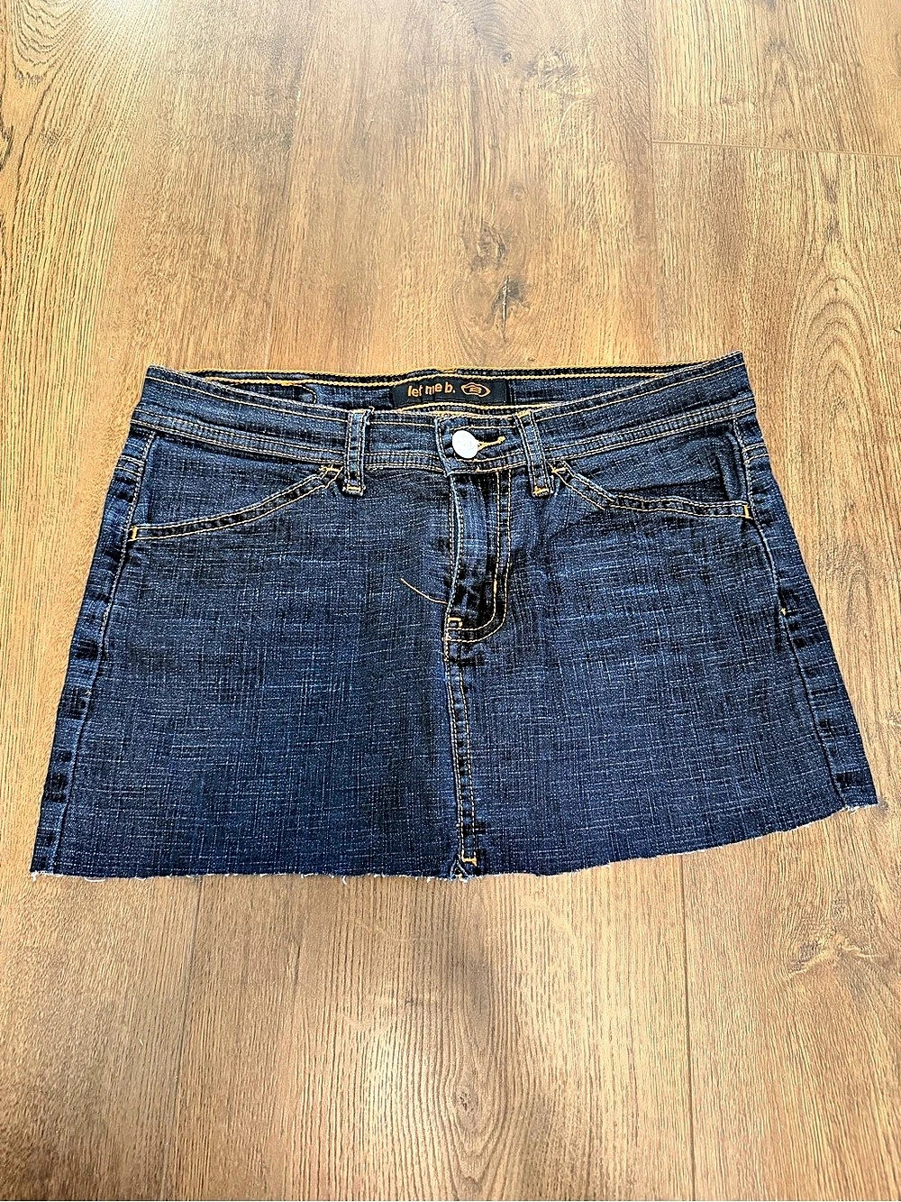 let me b. BONGO Denim Jean Shorts in Blue Size 7 Like New